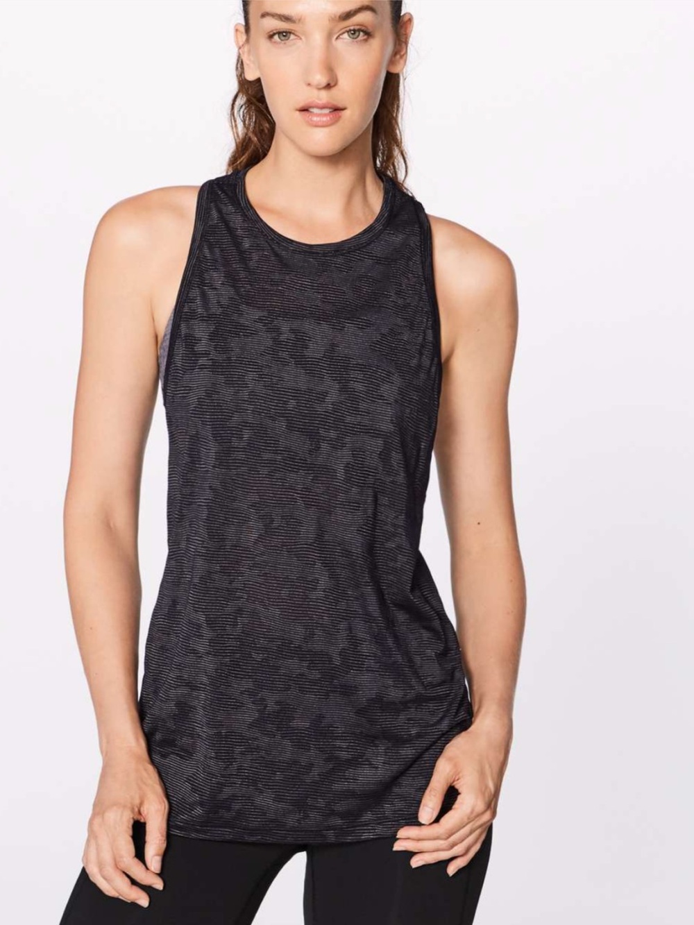 Lululemon Miles Ahead Tank Camo